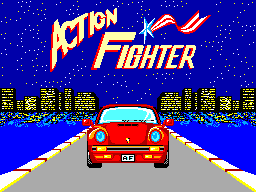 Action Fighter Title Screen